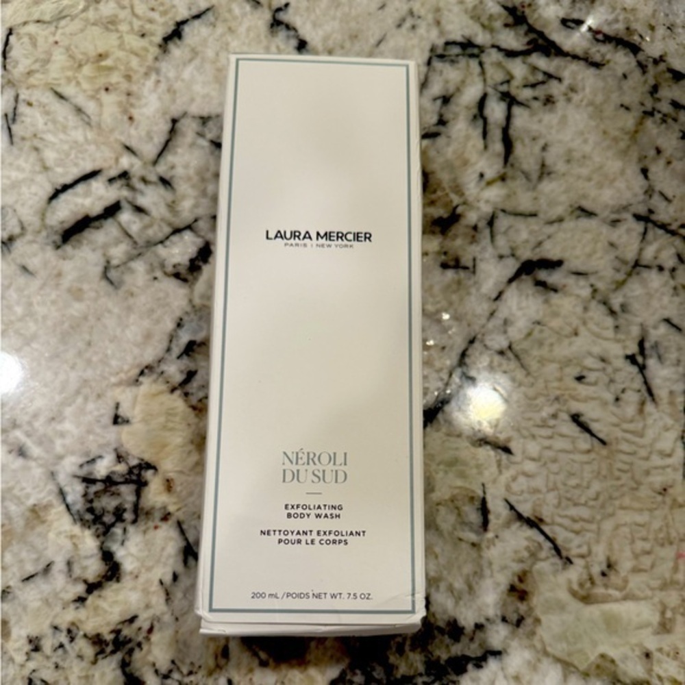 NEW LAURA MERCIER neroli du sud exfoliating body wash 7.5 oz